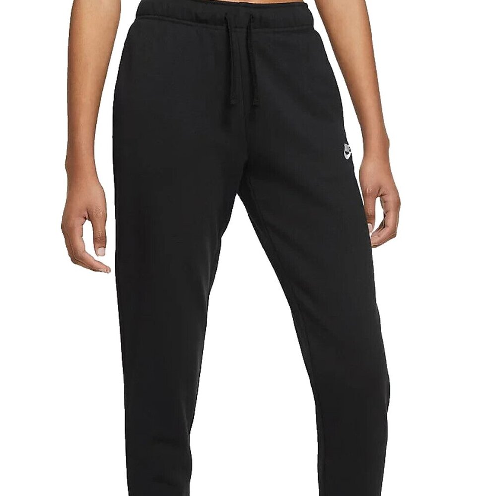 Nike Women's Black Sportswear Tech Fleece Elastic Waist Casual Jogger Pants 1X